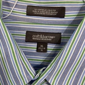 Croft & Barrow - XL - Wrinkle a resistant Dress Shirt